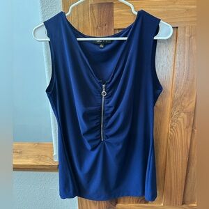 Melissa Paige Royal Blue V-Neck Dress